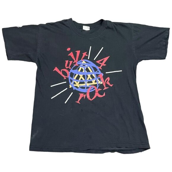 Cronies Vintage 1990 Rock and Roll Hall‎ of Fame Distressed Shirt Adult Large - Picture 1 of 7